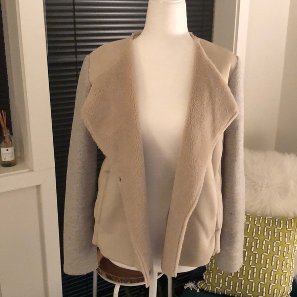 BB Dakota Faux Suede and Shearling Moto Jacket - Picture 2 of 7